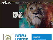 Tablet Screenshot of amigraf.com.br